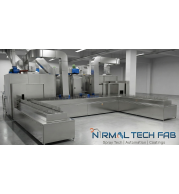 MSF GLOBAL UV Vacuum Metalizing Coating Line – PVD Vacuum Chamber UV Line for Perfume Caps/Glass, Mirror Chrome/Aluminum Deposition, Base Coat Spray, PLC Controls for Cosmetics Packaging 